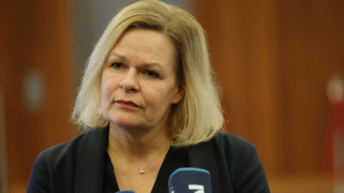 Innenministerin Nancy Faeser: „Wir wollen rechtsextremistische Netzwerke zerschlagen“
