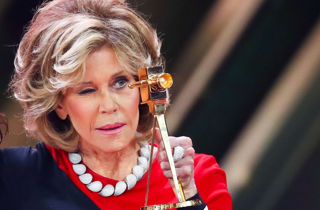 Die talentierte Jane Fonda hat etliche Preise gewonnen, im März 2017 auch eine Goldene Kamera.