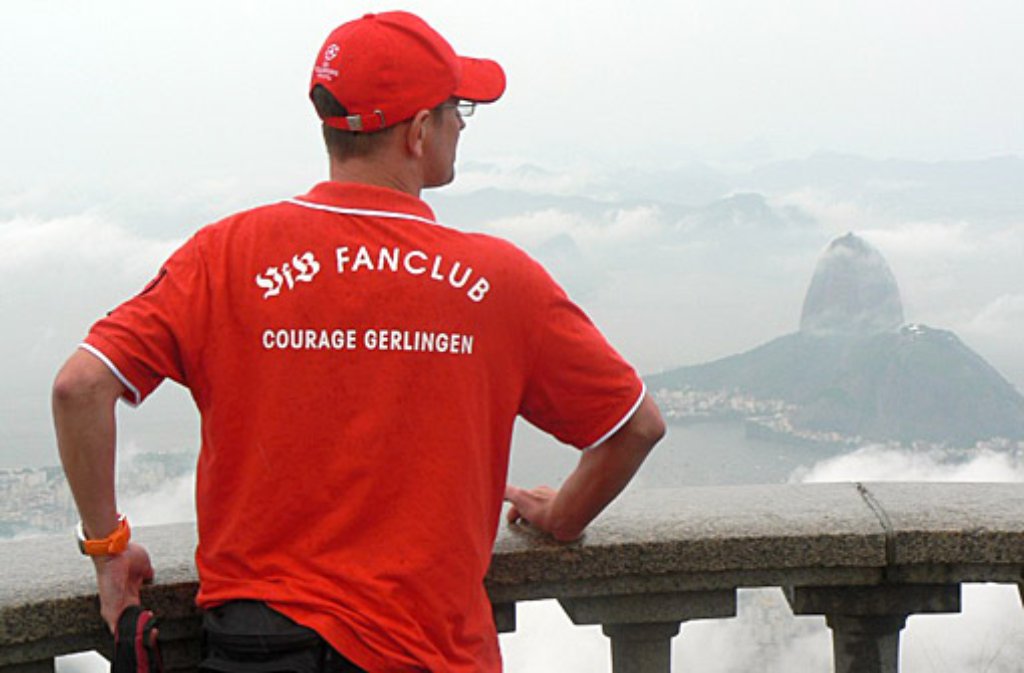 Die Mitglieder des VfB Fanclub Courage Gerlingen sind weltweit unterwegs. Klicken Sie sich durch unsere Bildergalerie des 2007 gegründeten Fanclubs: Foto: Fanclub Courage Gerlingen