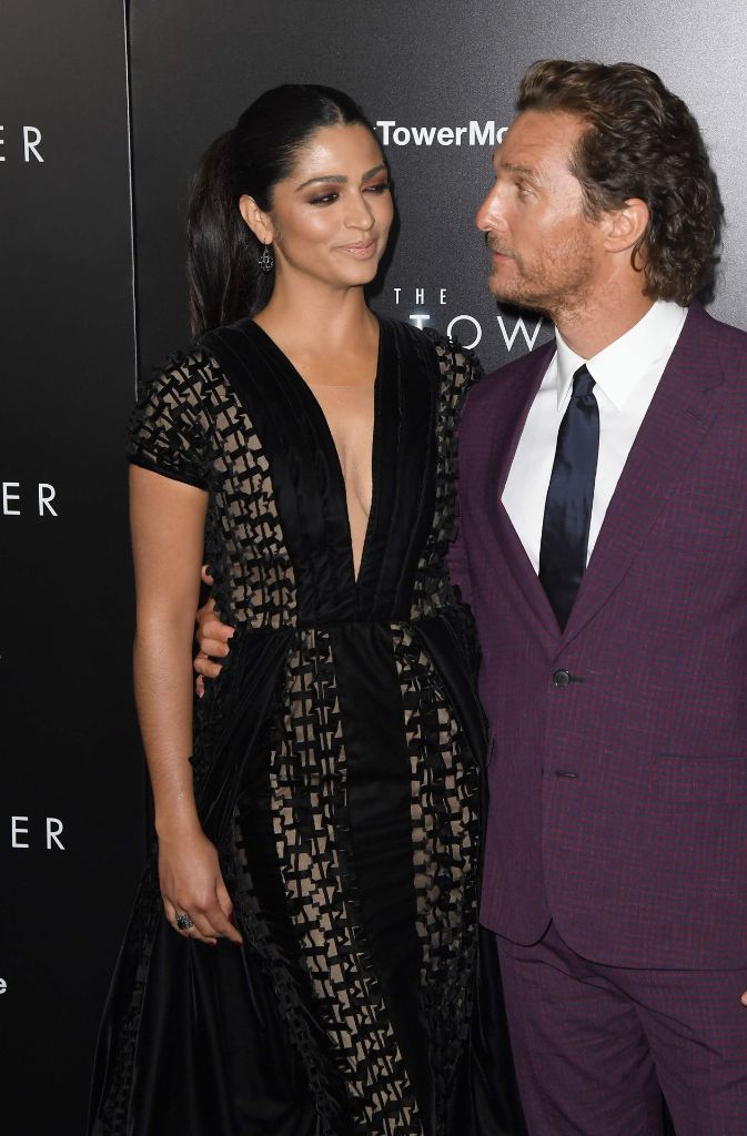 Matthew McConaughey brachte zur Premiere seine Frau Camila Alves mit.