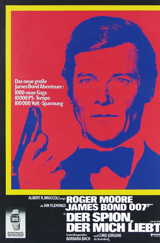 Dieses James-Bond-Plakat von 1977 gab es in gleich mehreren Farbversionen.