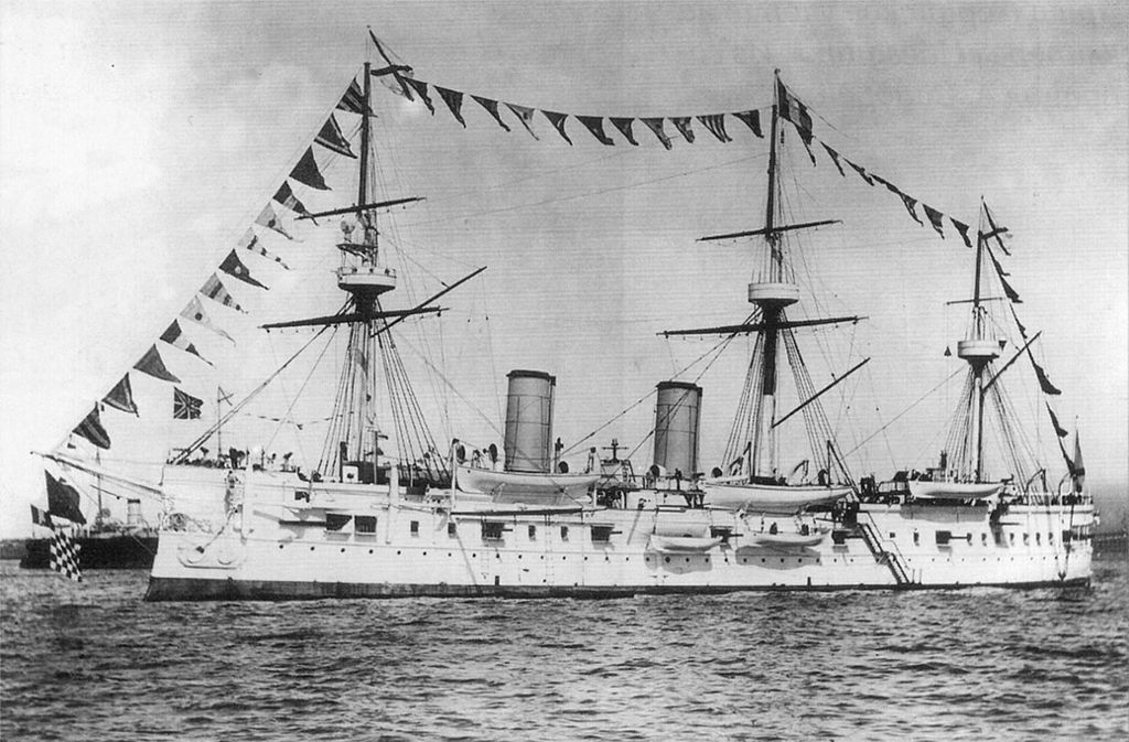 Die Dmitrij Donskoj lief 1893 vom Stapel und sank 1905.
