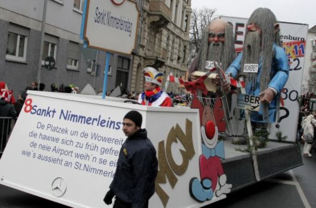 ... die Mainzer Narren das Thema unter dem Stiwchwort "Sankt Nimmerleinstag" auf die Schippe nehmen.