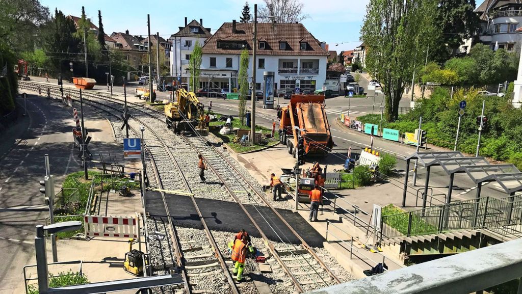 Stadtbahn-Baustelle in Stuttgart-Vaihingen: Warum für Bauarbeiter andere Corona-Regeln gelten