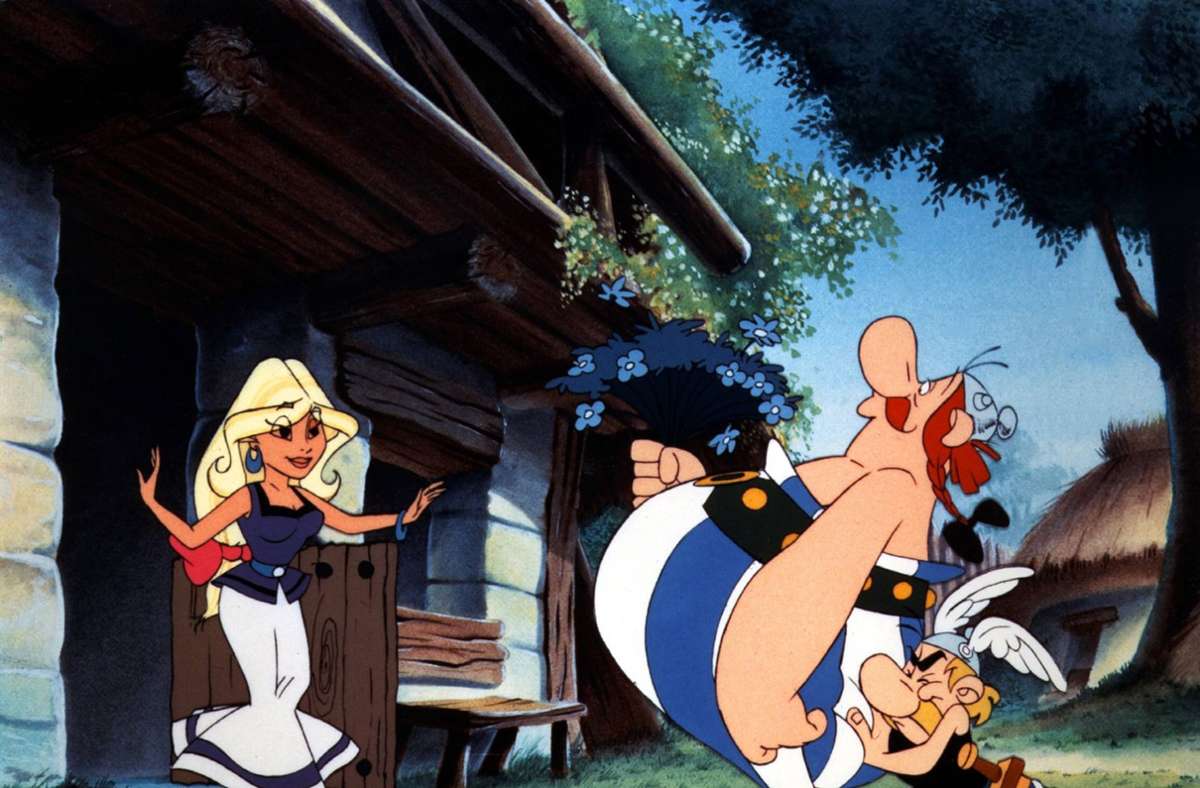 Szene aus dem Trickfilm Asterix der Gallier (1984)