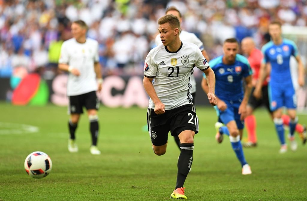 Auch im Achtelfinalspiel gegen die Slowakei gehörte Kimmich wieder zur Startelf der Deutschen Nationalmannschaft.
