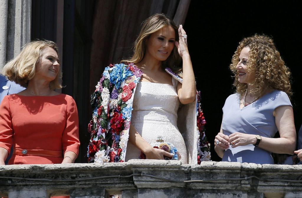 Melania Trump beim G7-Gipfel in Taormina.