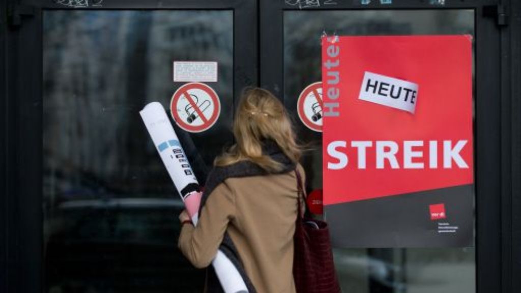 Schwerpunkt in Stuttgart: Warnstreiks im öffentlichen Dienst fortgesetzt