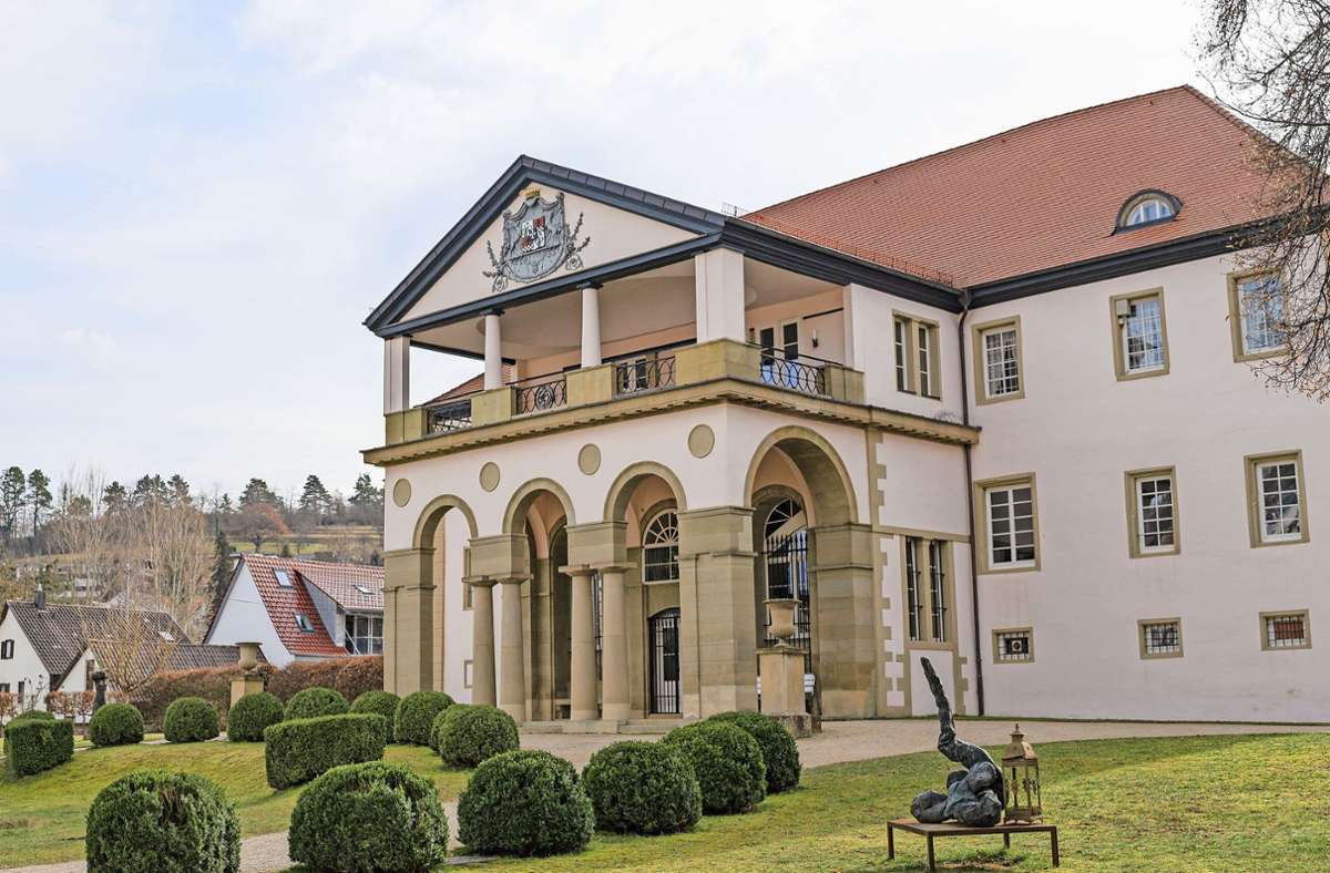 Stattlicher Sitz der Galerie Schlichtenmaier: das Schloss in Dätzingen
