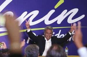 Ex-Vizepräsident Moreno liegt laut ersten Prognosen vorn