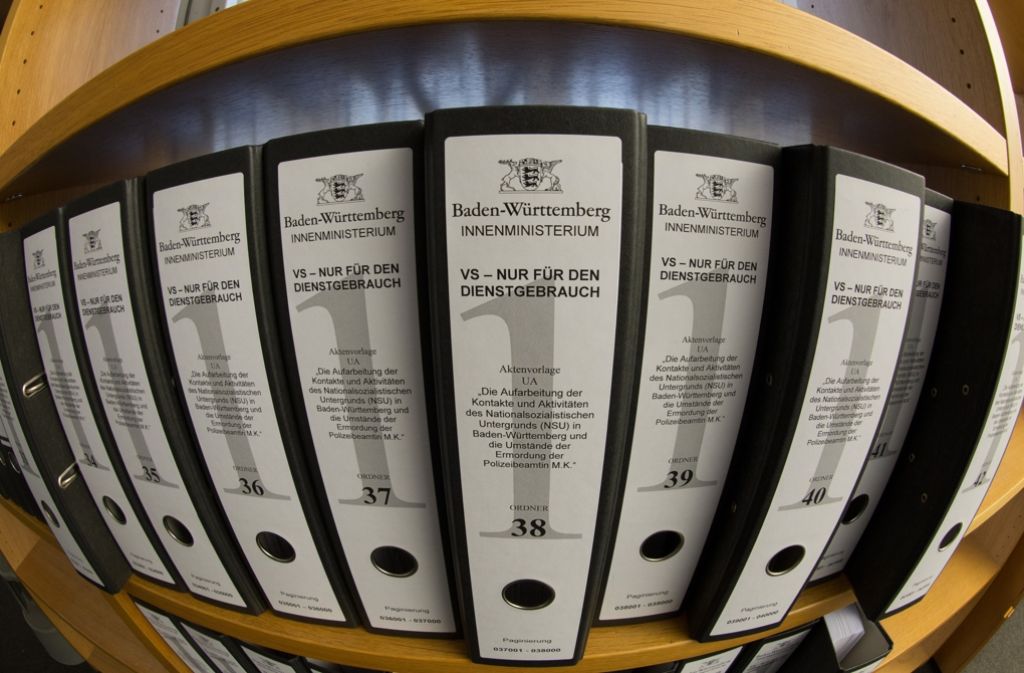 Die Staatsanwaltschaft Heilbronn ermittelt nach dem NSU-Aussschuss wegen Verdachts auf Geheimnisverrat. (Archivfoto) Foto: dpa