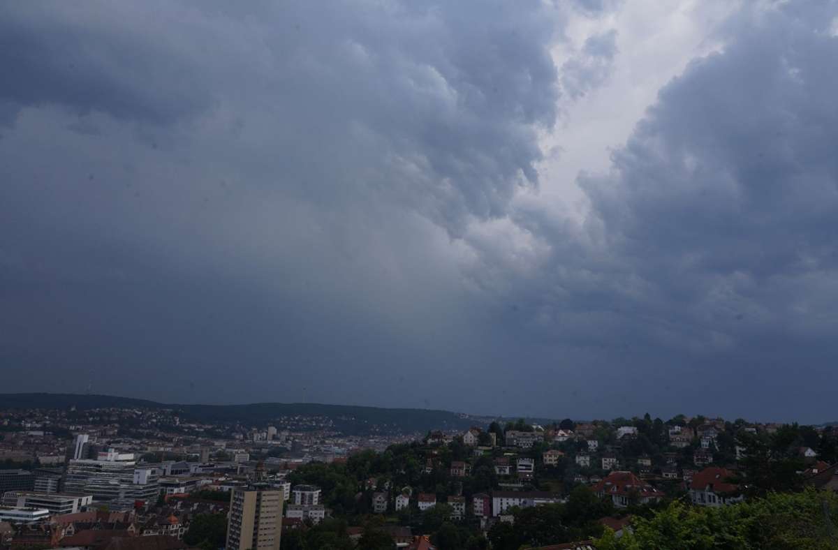 In Stuttgart sind Gewitter möglich.