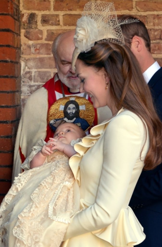 Herzogin Kate mit dem kleinen George