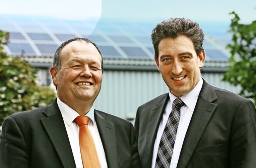 Michael Maxelon (rechts) gibt seinen Posten als technischer Geschäftsführer der Stadtwerke auf. Der kaufmännische Geschäftsführer Martin Rau bleibt. Foto: Achim Zweygarth