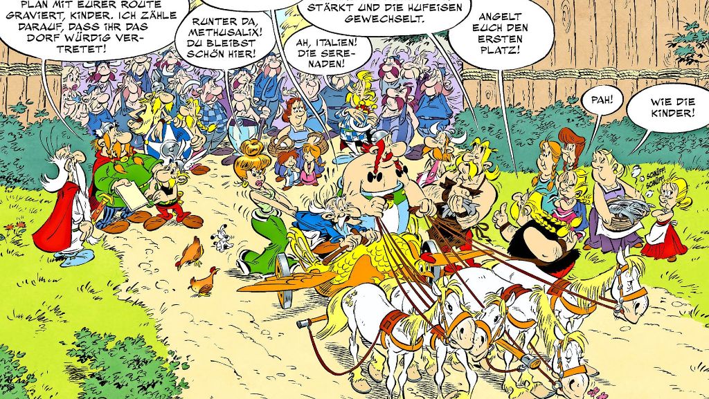 „Asterix in Italien“ – das 37. Abenteuer ist da: Obelix obenauf