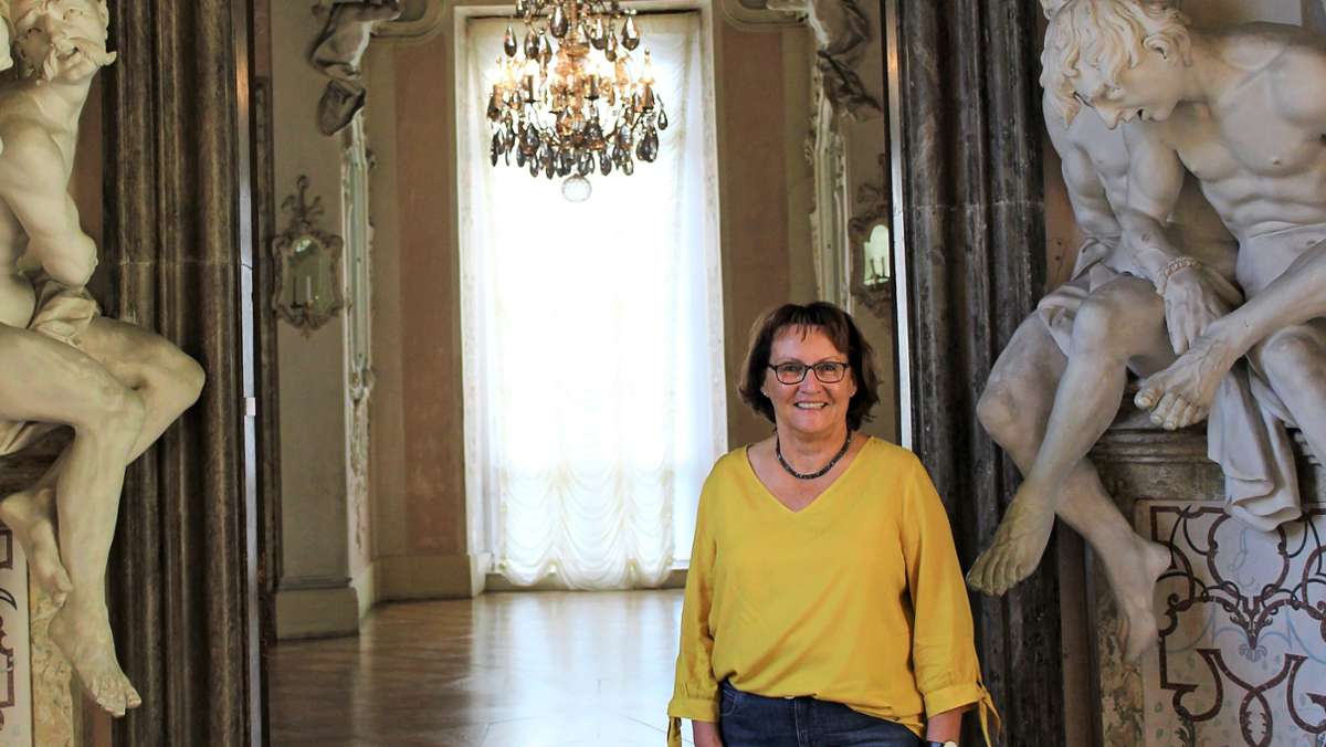  Sieglinde Pfeiffer hat nach 25 Jahren das Team der Ludwigsburger Schlossverwaltung verlassen. Das Gebäude bringt sie noch heute ins Schwärmen. 