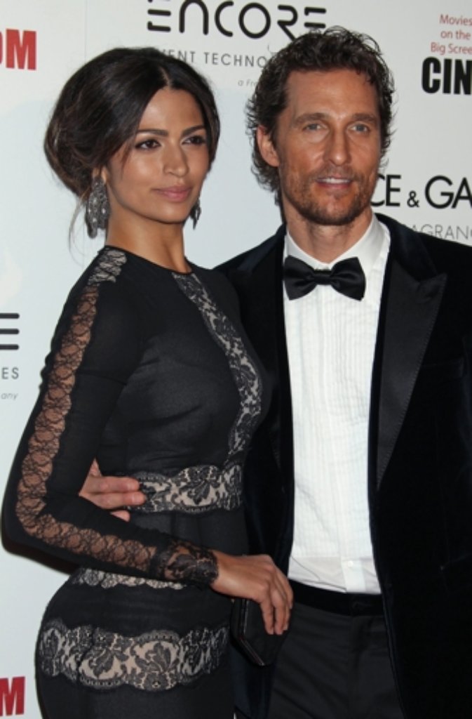 Matthew McConaughey und seine Frau Camilla Alves
