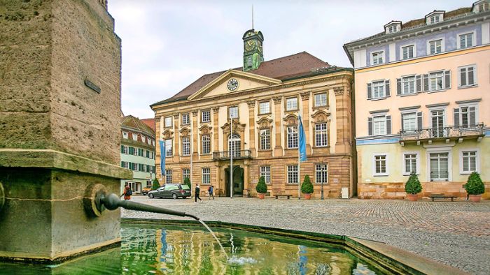 Warum das Esslinger Rathaus monatelang eingerüstet wird