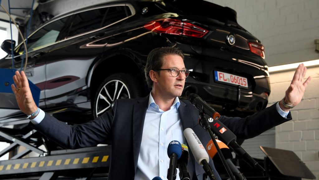 Streit um Diesel-Nachrüstung: Verkehrsminister Scheuer kündigt neues Konzept an