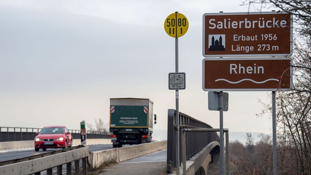 Rheinbrücke muss länger saniert werden: Salierbrücke bei Speyer bleibt ein Jahr länger gesperrt
