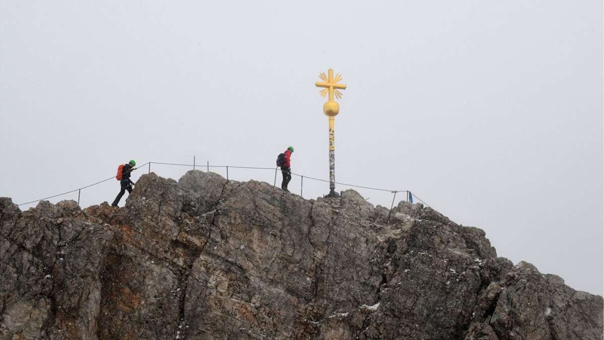 200 Jahre Erstbesteigung der Zugspitze: Auf der Zugspitze ist man nie allein