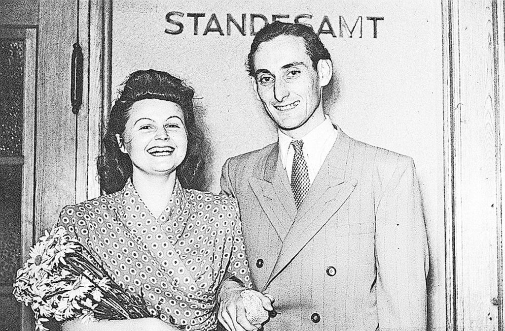 Am 25. Mai 1950 haben Trudel Wulle und Walter Schultheiß geheiratet.