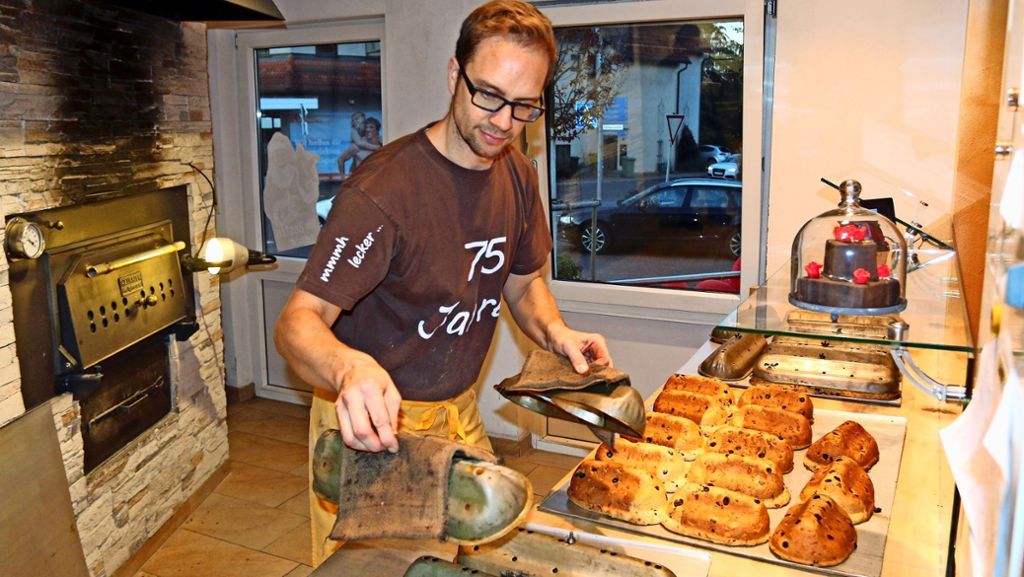 Bäckerei Jäkle in Friolzheim: Die „Rosinenpickerei“ gehört zum Job