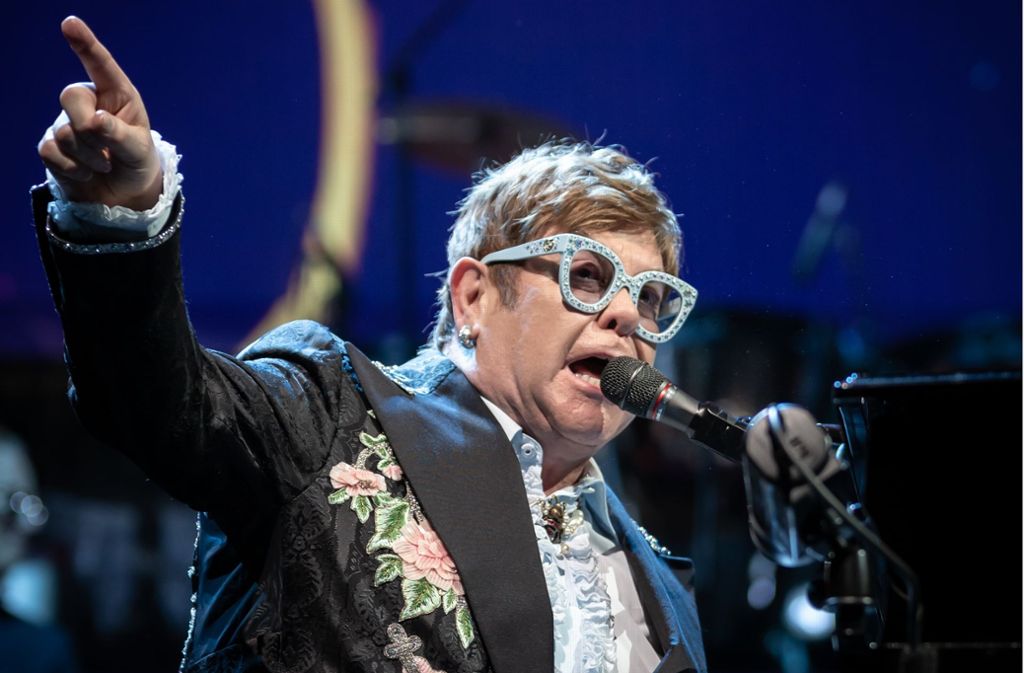 Ein würdiger Abschied: Elton John am Samstagabend in der Schleyerhalle
