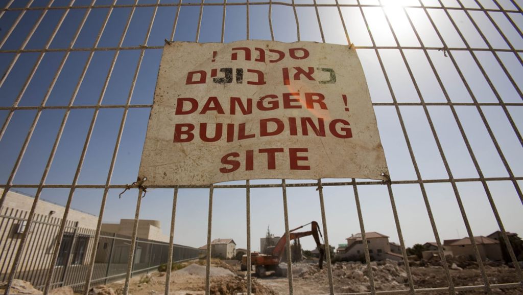 Siedlungsbau in Israel: Palästinenser fordern Weltgemeinschaft zum Protest auf