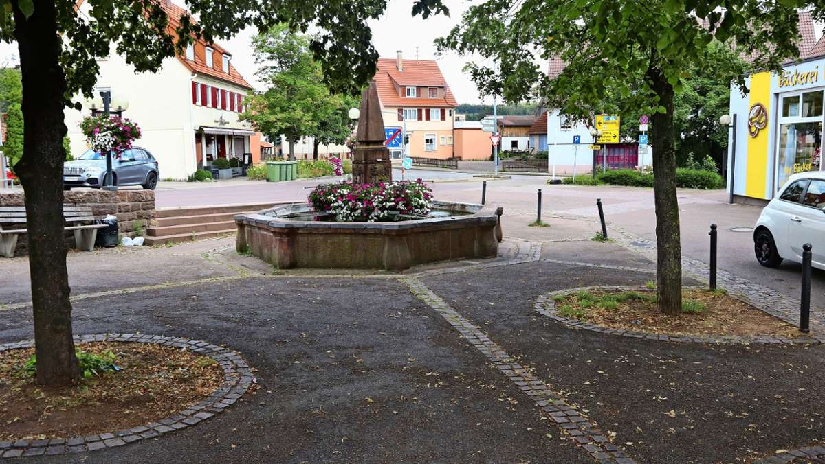 Stadtkernentwicklung Heimsheim: Infos auf Stelen und in Fenstern