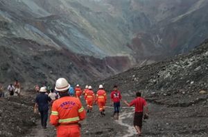 Mindestens 126 Tote nach Erdrutsch in Bergwerk