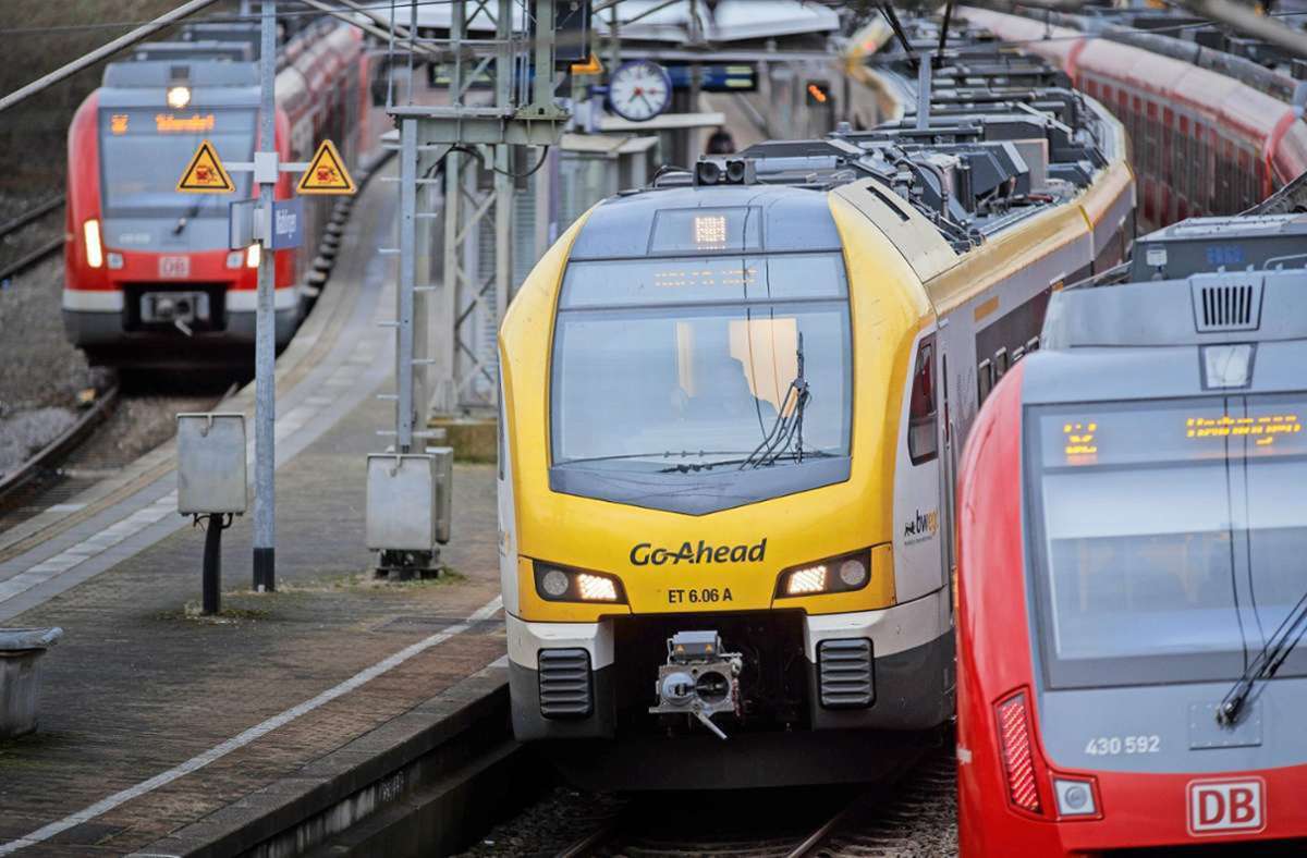 Von April an dürfte der Zugverkehr zwischen Waiblingen und Bad Cannstatt zunächst mal erheblich gestört werden. (Archivbild) Foto:  