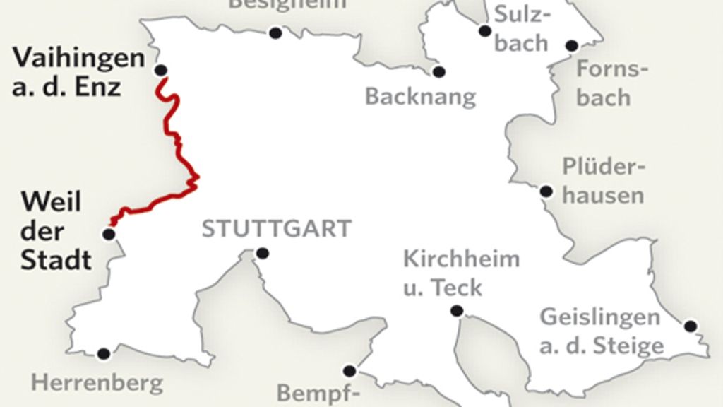 Etappe 3 der Tour de Region: Über die Würm nach Vaihingen