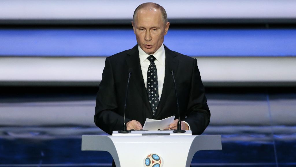 Fußball-WM 2018: Putin verspricht bei Auslosung großartige WM