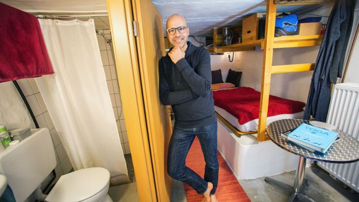 Rafael Treite lebt als Minimalist: Esslinger wohnt auf neun Quadratmetern