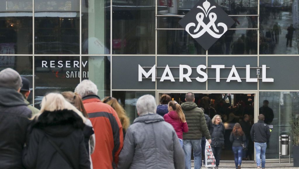 Marstall-Center in Ludwigsburg: Rabiater Dieb verletzt Ladendetektiv