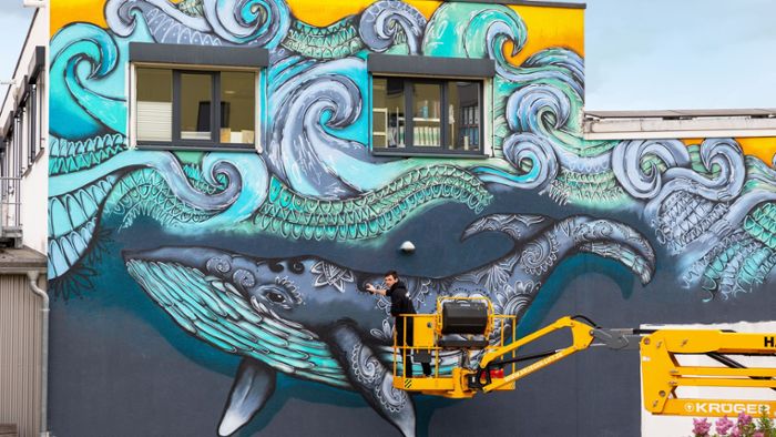 Kunst aus der Dose: Graffiti-Künstler Fosi macht die Region bunter