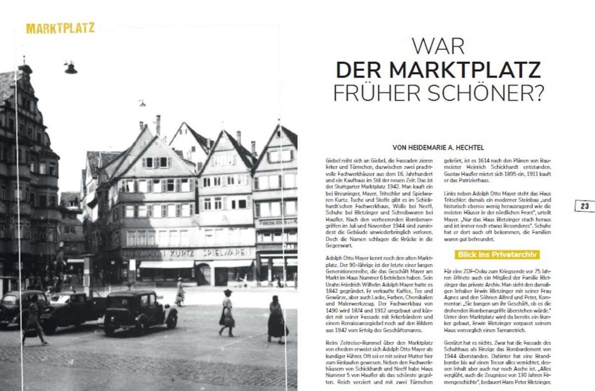 Blick ins „Stuttgart 1942“-Magazin