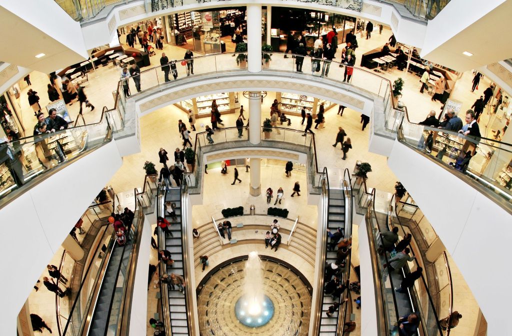 An normalen Samstagen sind bis zu 60.000 Besucher in dem Einkaufszentrum unterwegs.