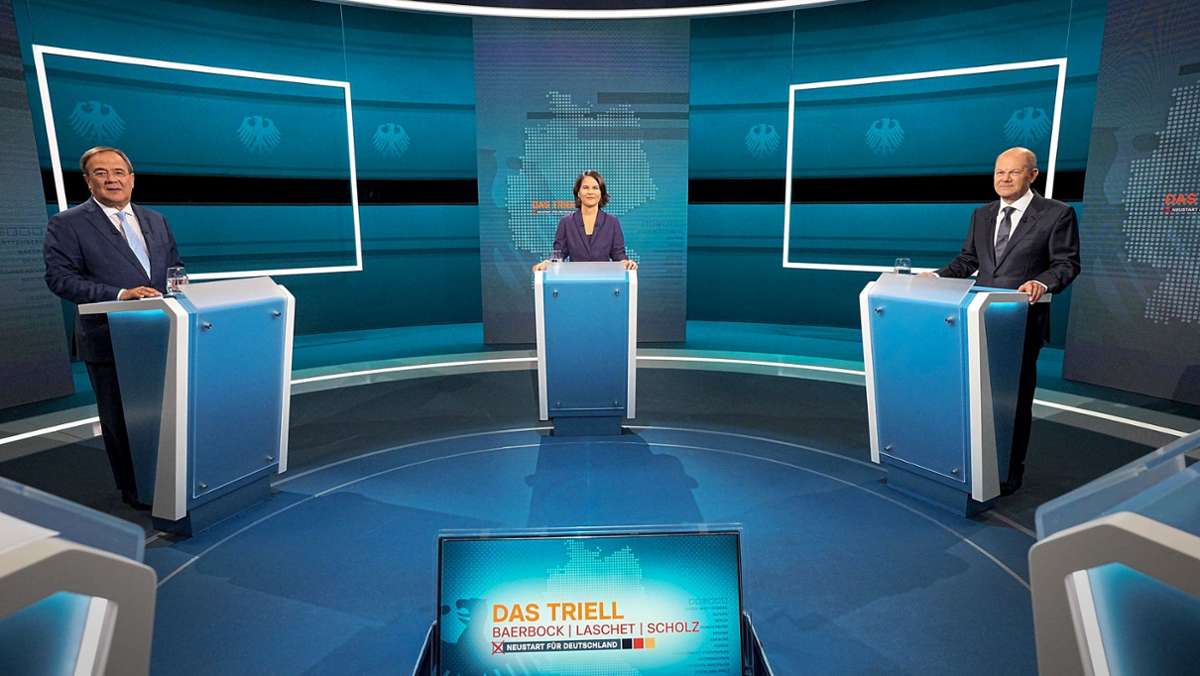 Rhetorik-Profis über Baerbock, Laschet und Scholz: Wer macht die beste Figur beim Triell?