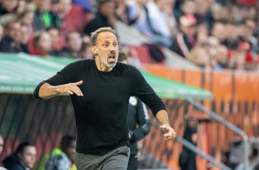 VfB-Trainer Pellegrino Matarazzo hat wieder einmal große Personalsorgen. Foto: dpa/Balk