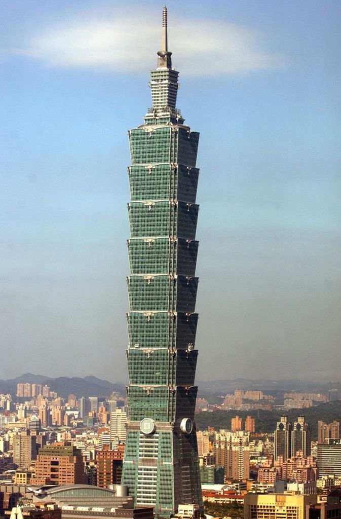 Platz 7: Taipei 101, Taipei (Taiwan), Höhe: 508 Meter, Baujahr: 2004.