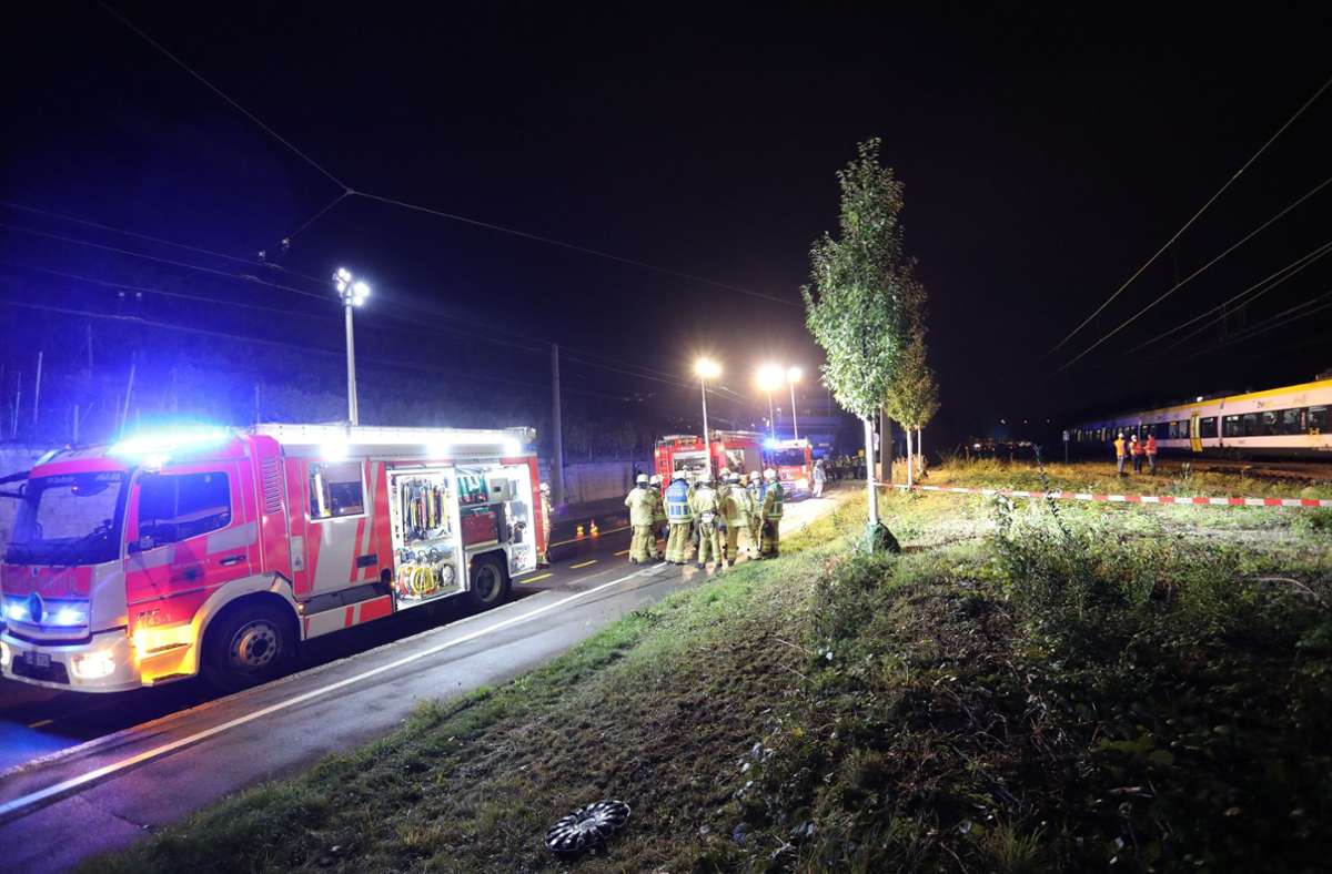 Weitere Bilder des Feuerwehreinsatzes in Esslingen.