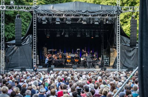 Zur Erinnerung: So war es auf der Freilichtbühne beim Konzert von Konstantin Wecker im Juni 2019. Foto: Lichtgut/J/Julian Rettig