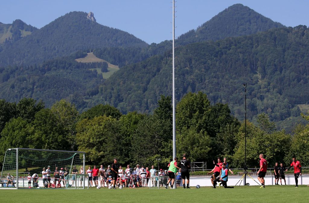 Impressionen vom VfB-Trainingslager in Grassau