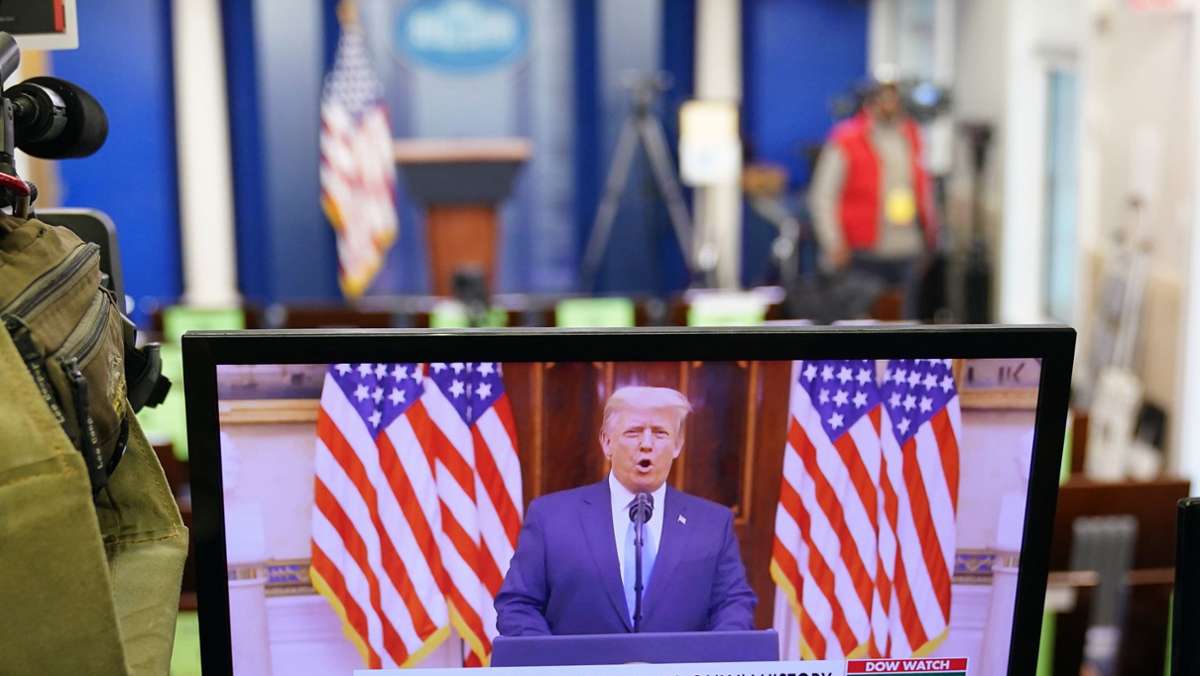 Donald Trumps Abschiedsrede: Scheidender US-Präsident will für Erfolg der Biden-Regierung beten