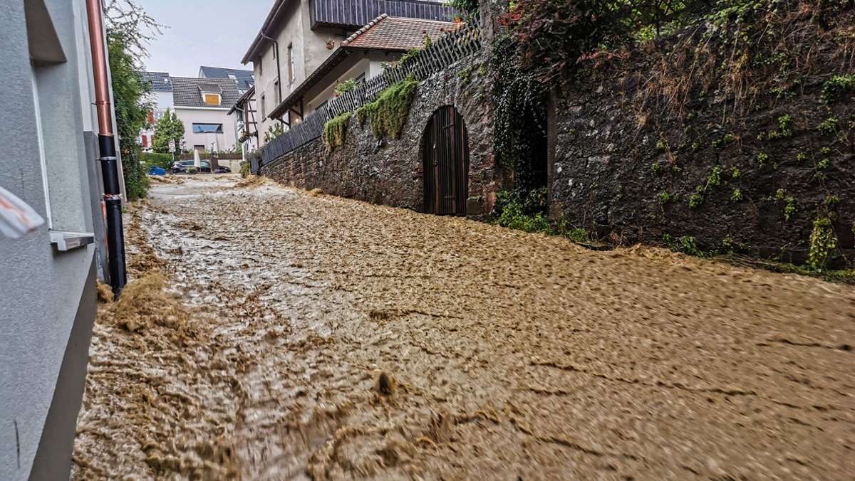 Hochwasser in Baden-Württemberg: Die Lage im Land entspannt sich