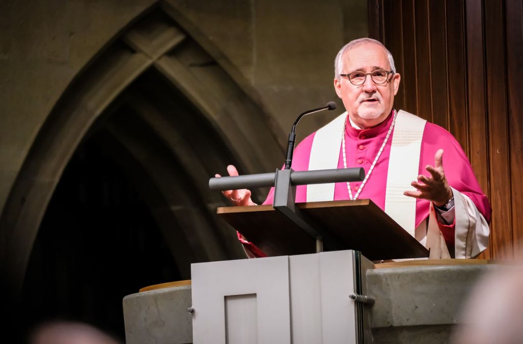 Bischof Gebhard Fürst unterstützt die Forderung von Papst Franziskus. Foto: Lichtgut/Achim Zweygarth