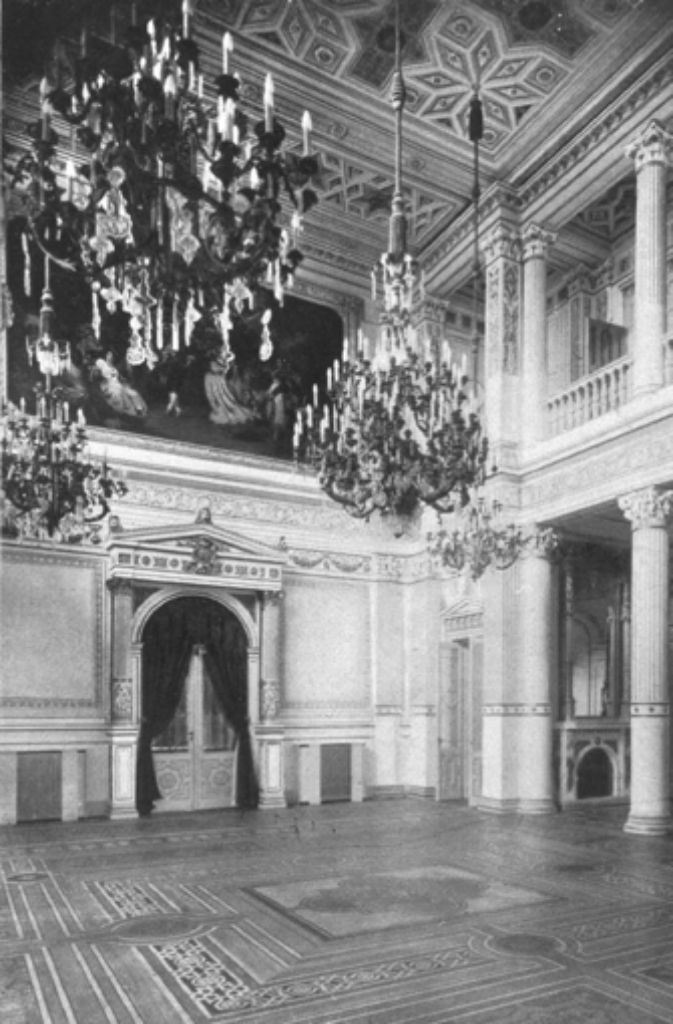 Dieses Foto ist im Jahr 1925 aufgenommen worden und zeigt ebenfalls den Festsaal.