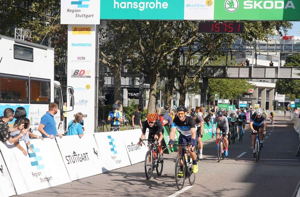 Das Radrennen für Hobbyradler führte am Sonntag durch die Stadt sowie die Region Stuttgart.